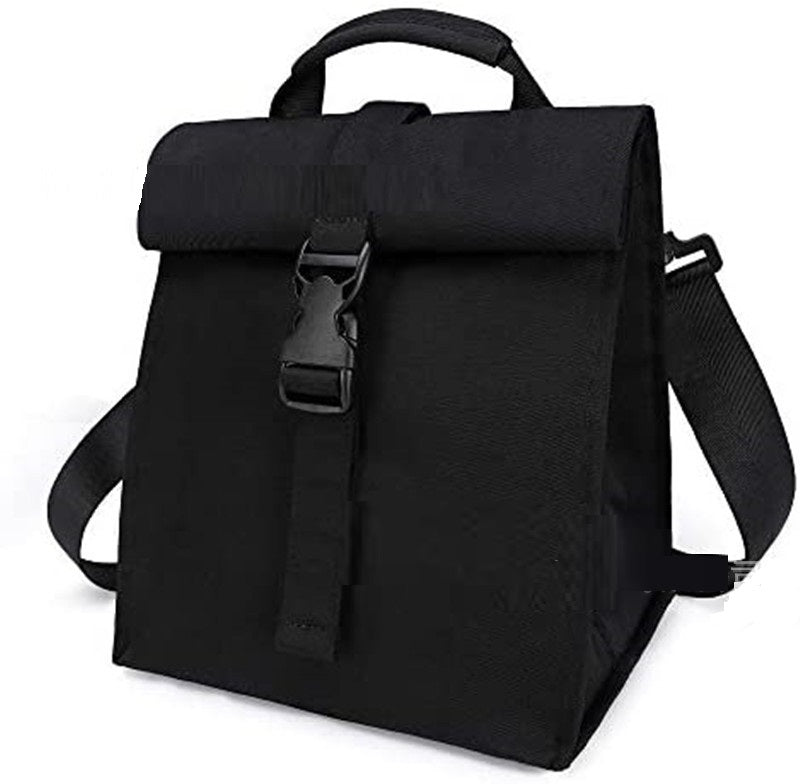 Folding Solid Color Oxford Cloth Lunch Warmer Bag