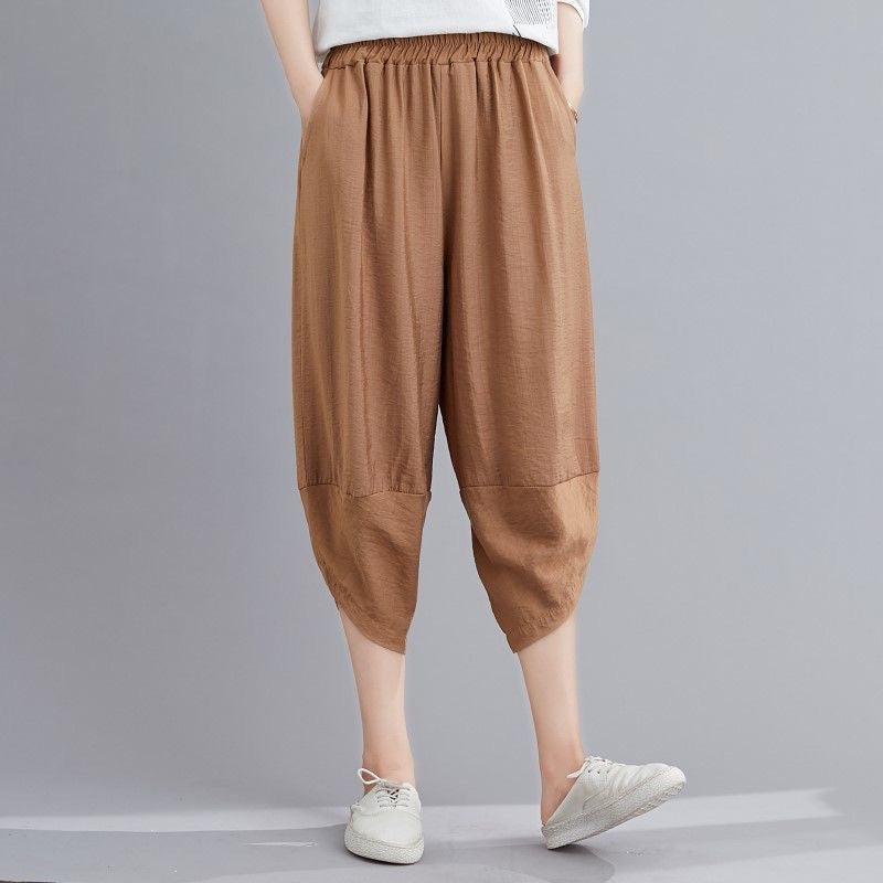 Summer Thin Loose Harem Pants For Women