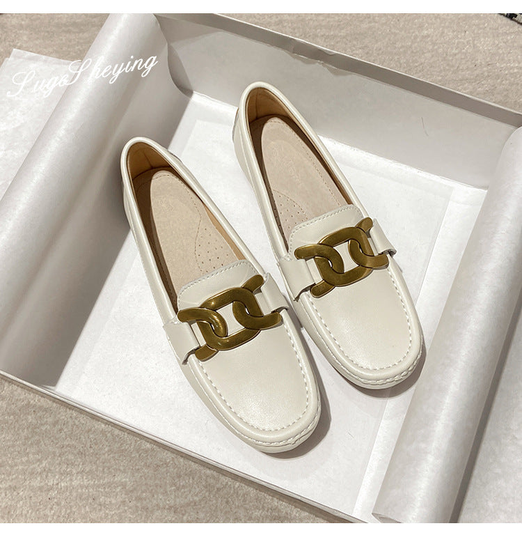Soft Bottom Buckle Women's Platform Shoes