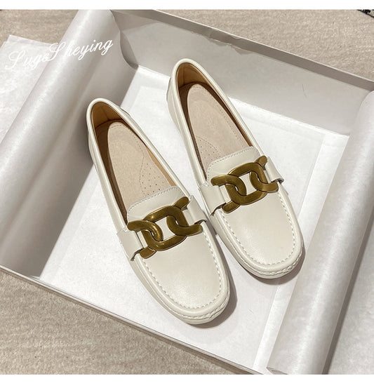 Soft Bottom Buckle Women's Platform Shoes
