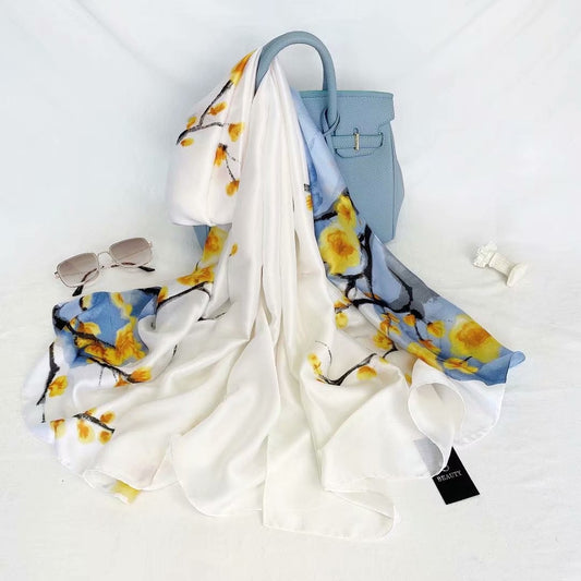 The New Korean Version Of The Silk Scarf Women All-match