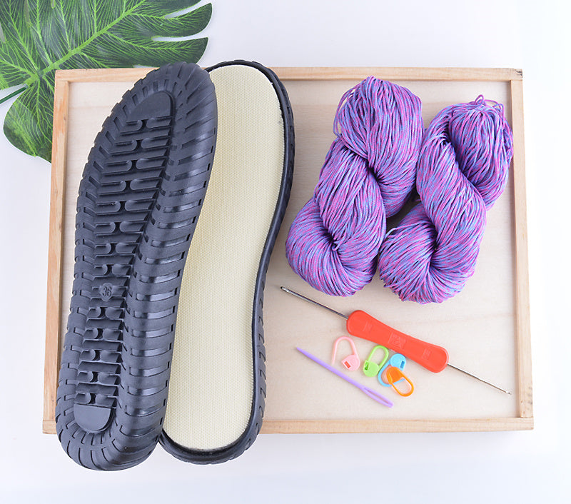 Handwoven Summer Cool Hollow Thread Water Grass Flower Bean Shoes