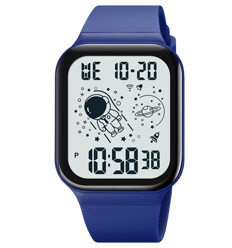 Simple Digital Student Luminous Electronic Watch Square Watch