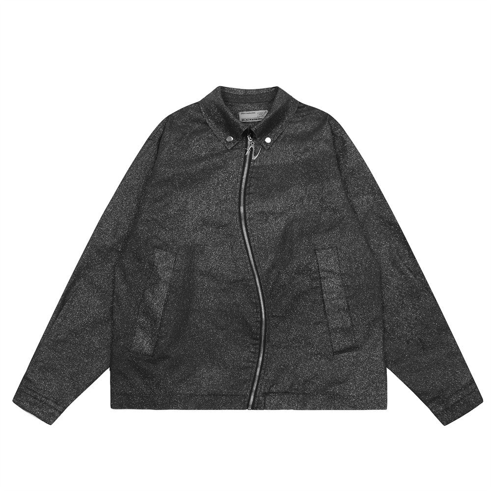 Fashion Irregular Zipper Coat Jacket Men