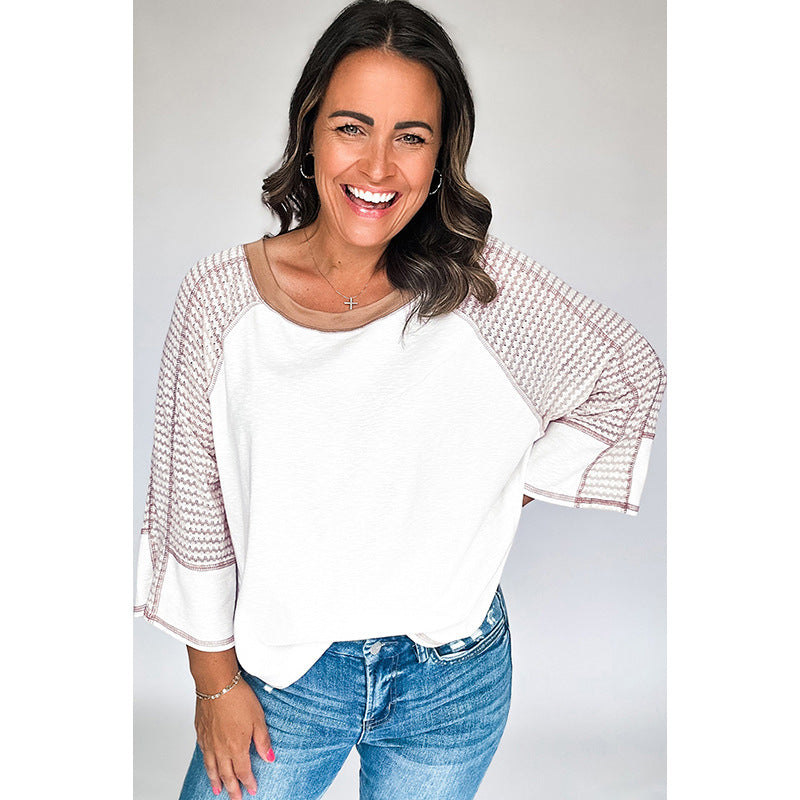 European And American Leisure All-match Loose Printed Sweater