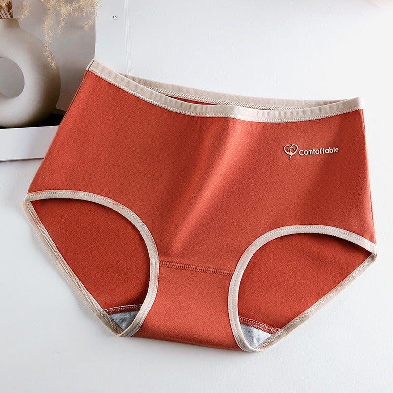 Cotton Antibacterial Mid-waist Briefs