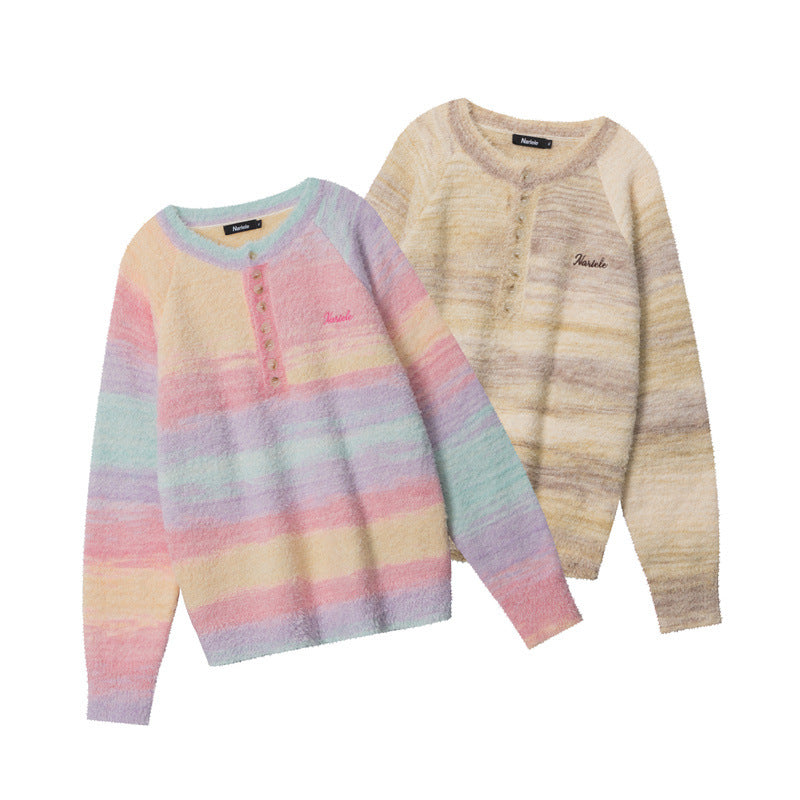 American Sweater Women Trendy Autumn Gentle Niche Idle Style