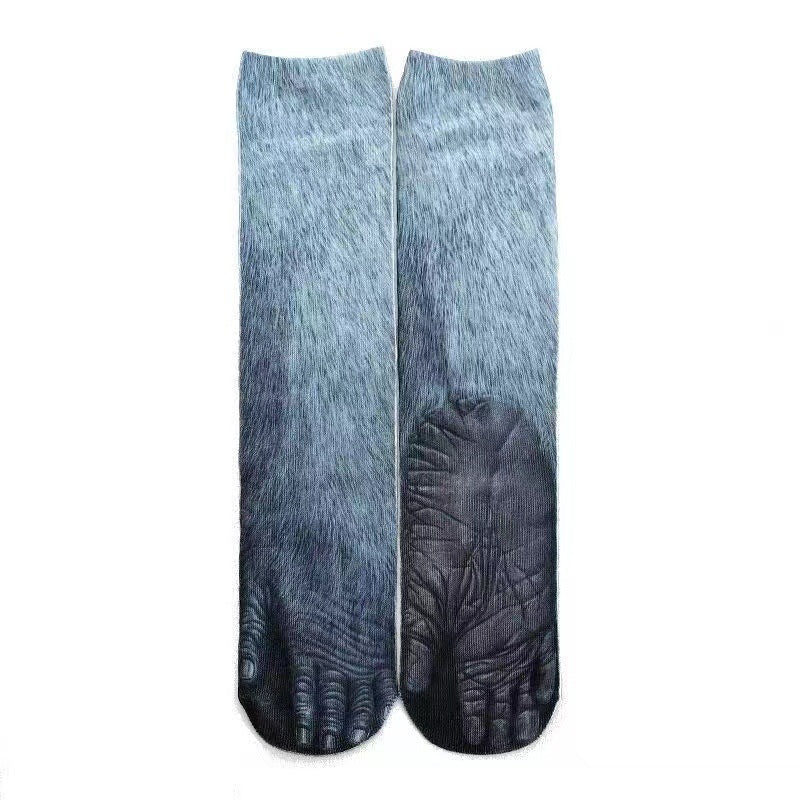 3D Animal Paw Tube Socks Funny Creative