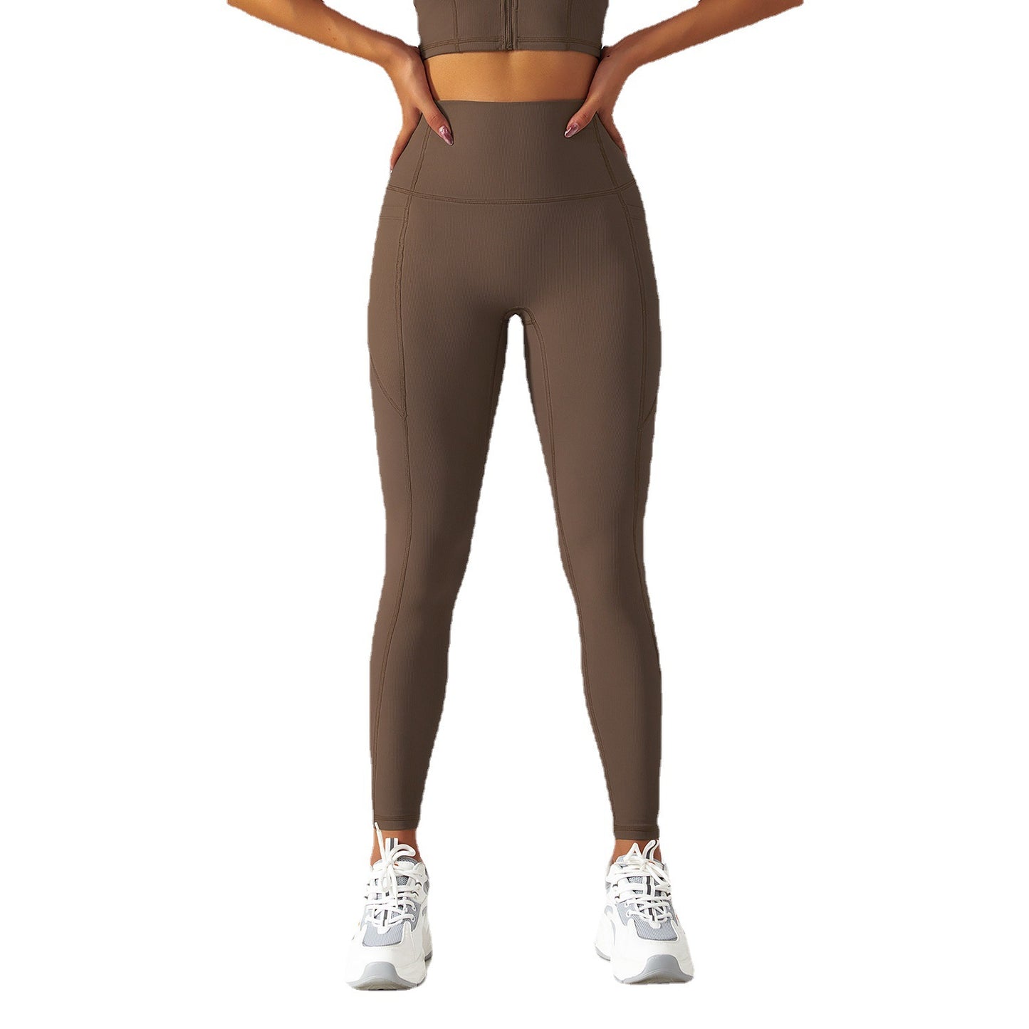 Yoga Women's High Waist Peach Hip Lifting Tights
