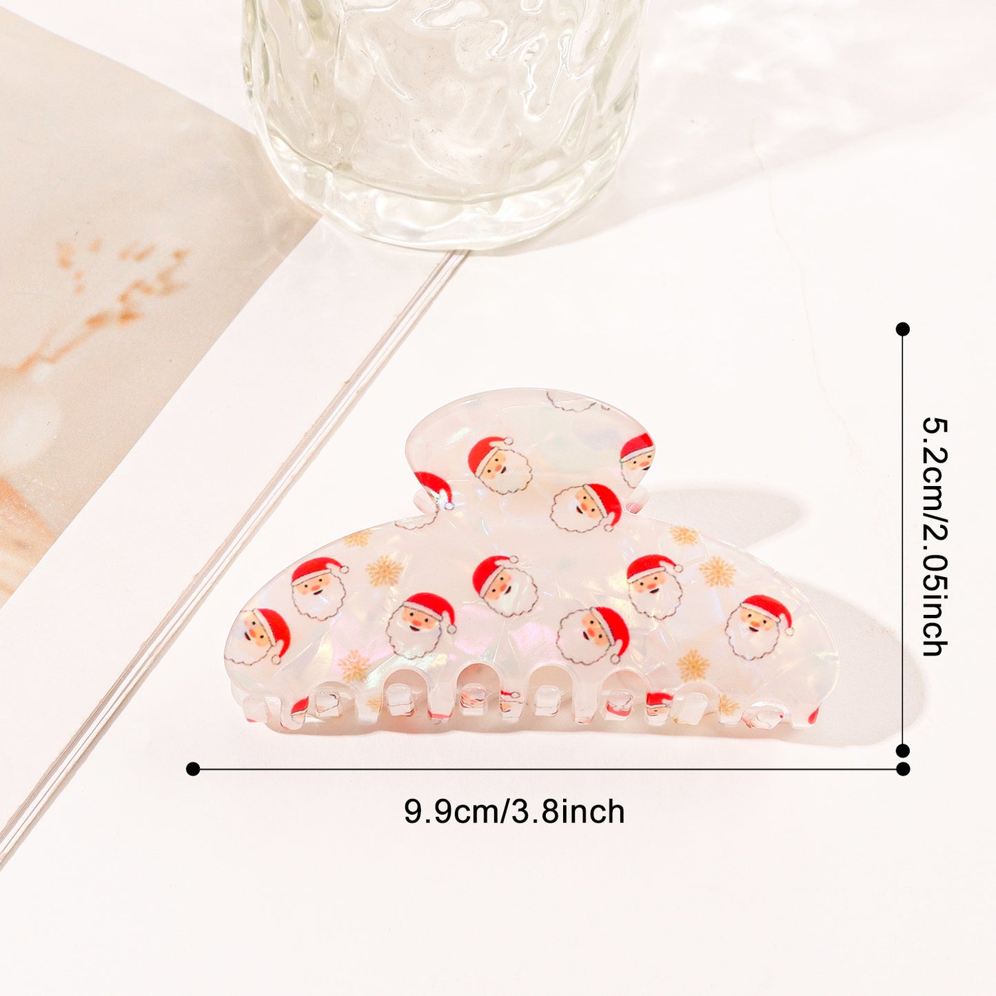 Christmas Themed Atmospheric Colorful Shark Hair Clip