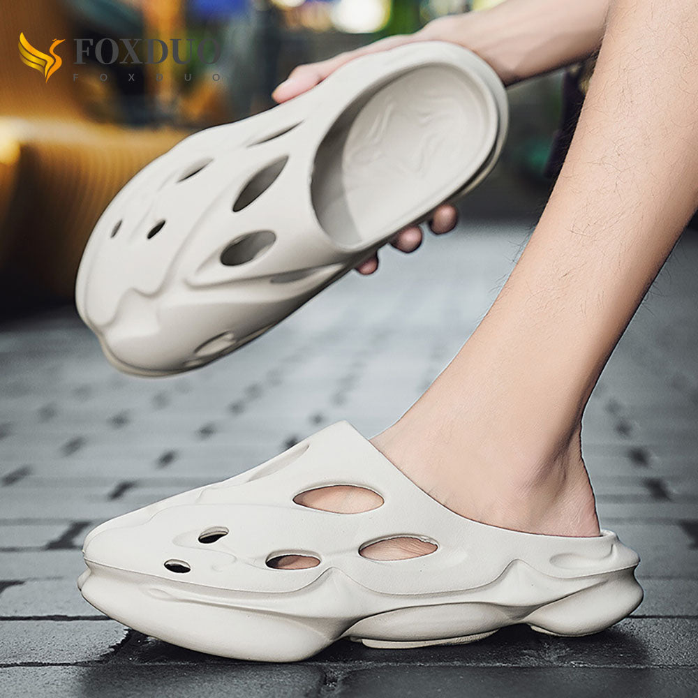 Treading On Shit Feeling Couples' Hole Shoes Summer