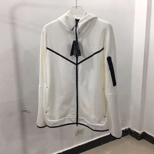 Chest Adhesive Tape Sleeve Arm Zipper Pocket Coat