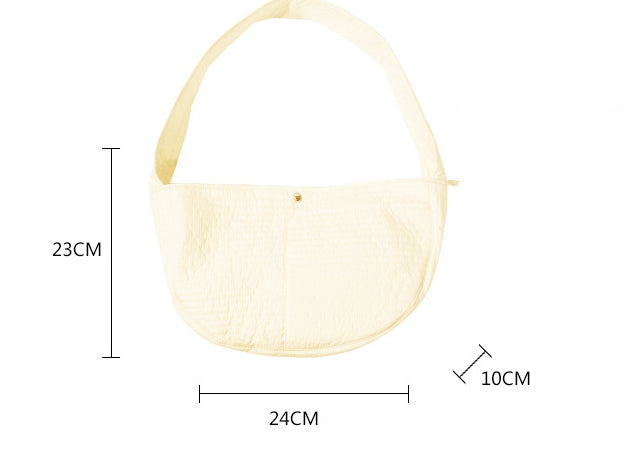 Portable Cross Body Pet Canvas Bag For Going Out