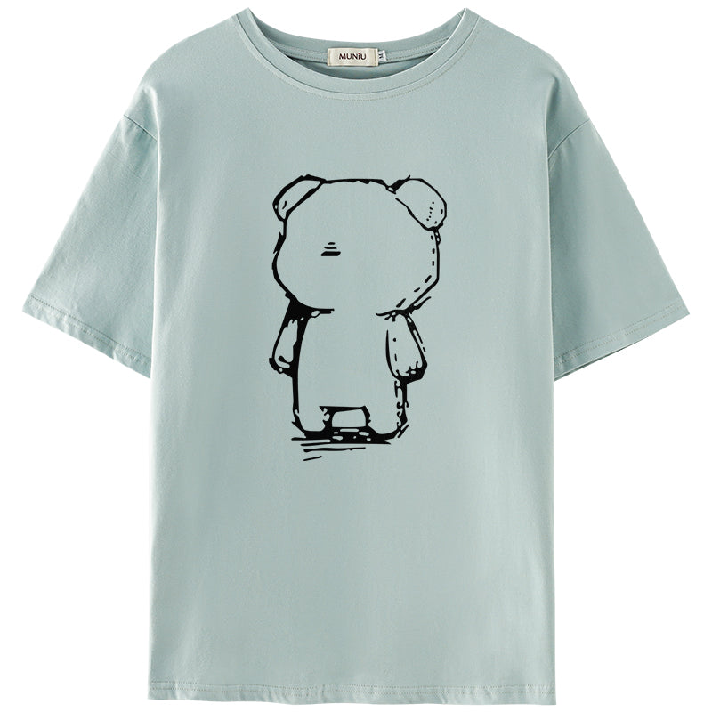 Women's Summer New Casual Cotton Printed T-shirt