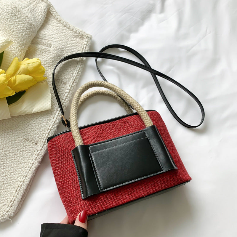 Women's Fashion Simple Casual Canvas Handbag Crossbody Bag