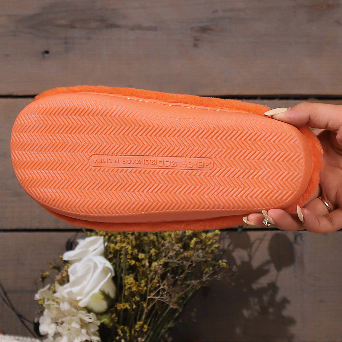Men's And Women's Home Halloween Pumpkin Slippers