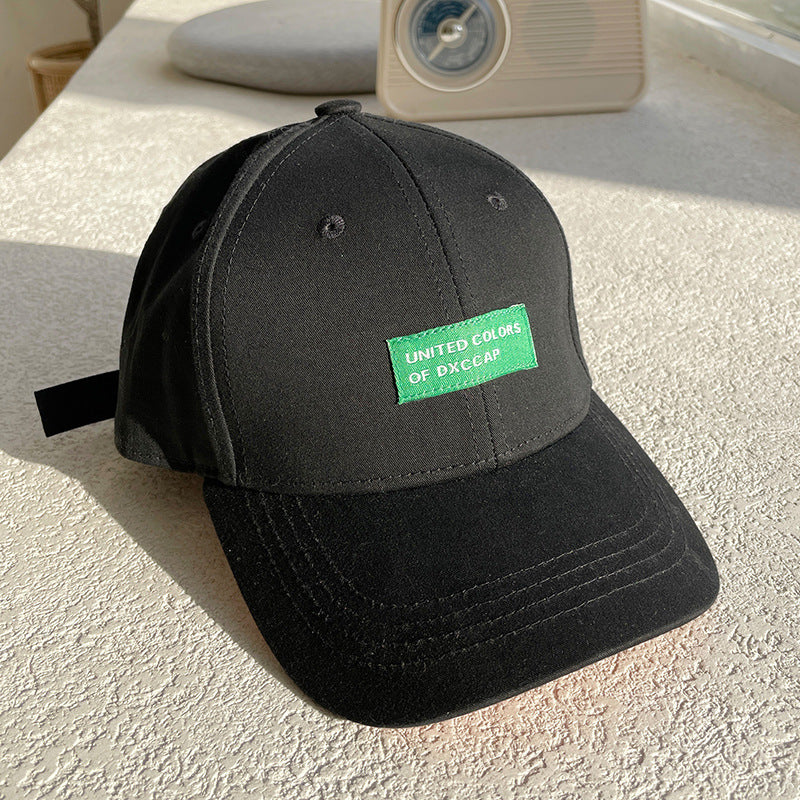 Patch Letter Baseball Boys And Girls Shade Sunscreen Curved Brim Hat