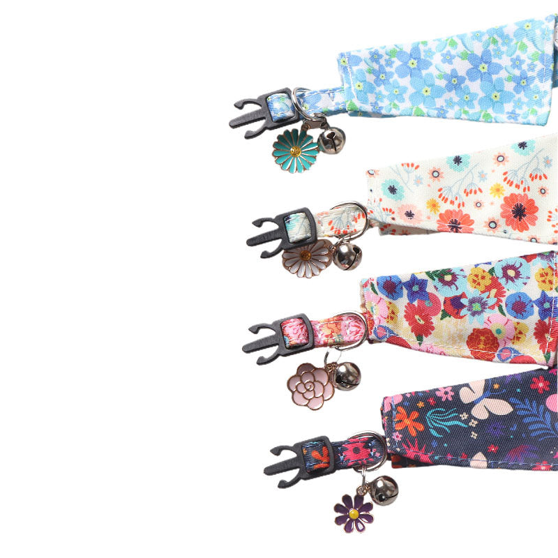 Fruit Blossom Series Bow Tie Cat Collar
