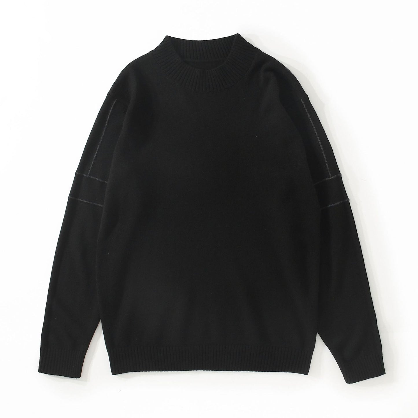 Autumn And Winter Slim-fitting Threaded Cuffs All-match Blouse Men