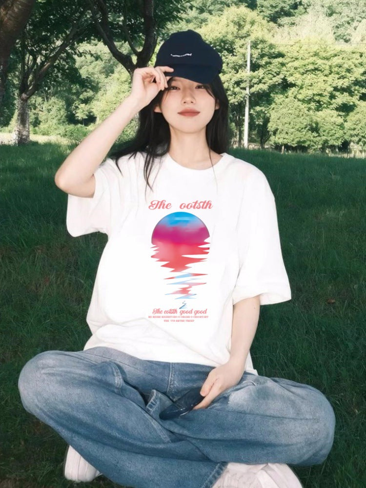 Women's Cotton Short-sleeved T-shirt