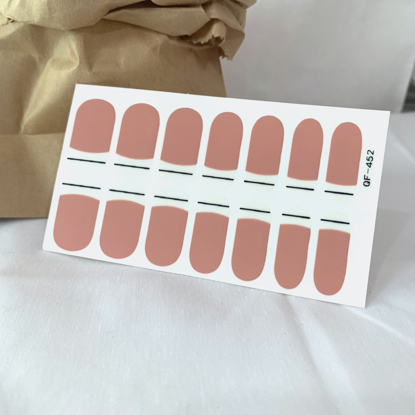 Fashion Tearable Waterproof Nail Sticker