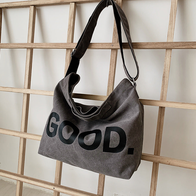 Casual Diagonal Shoulder Bag Students