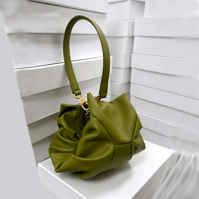 Dumplingboller Niche Design Folder Underarme One-shoulder Horn