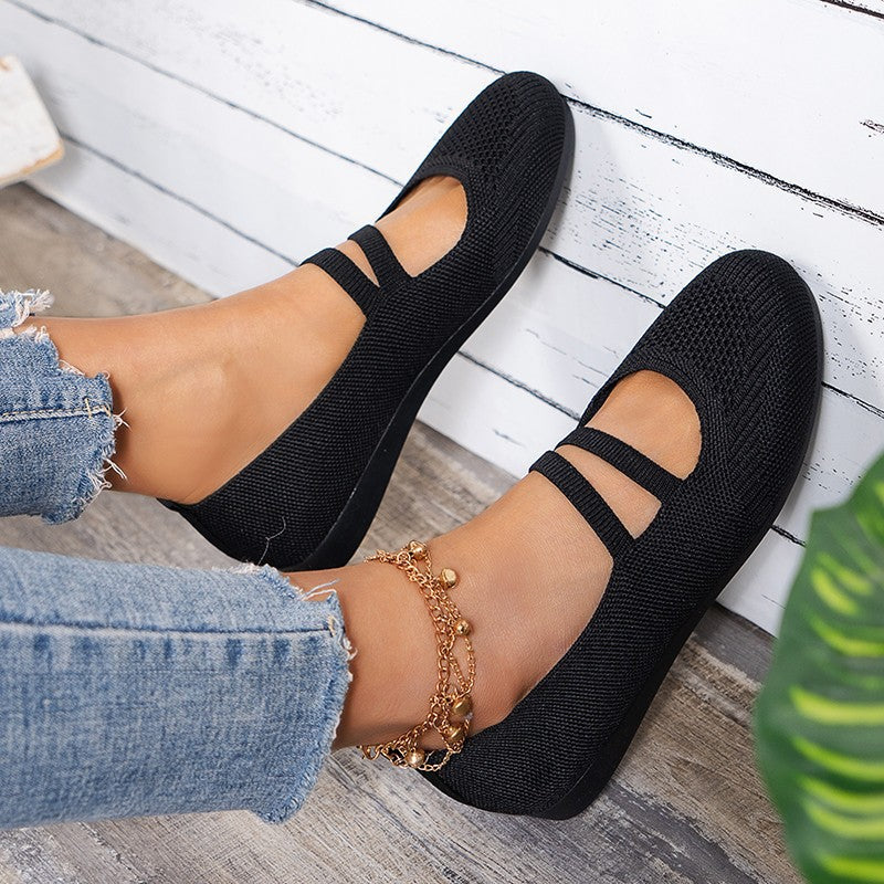 Women's Fashionable Breathable Soft Bottom Mom Shoes