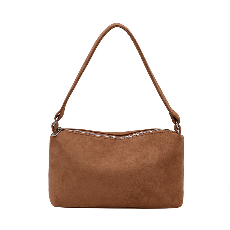 New High-grade Retro Small Square Suede Bag For Women