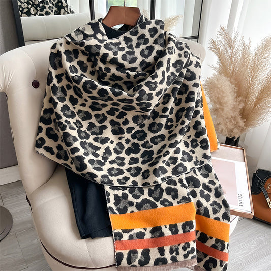 Dual-purpose Cashmere Scarf For Autumn Versatile