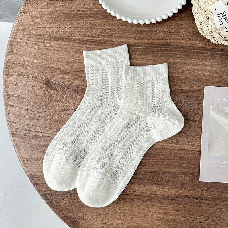 Thin Mesh Breathable Pilling-resistant Socks