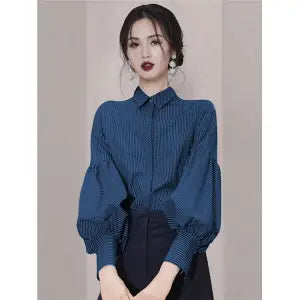 French Retro Shirt Female Niche Design Sense