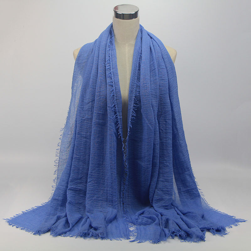 Fashion Vacuum Women's Scarf Cotton Linen Headscarf