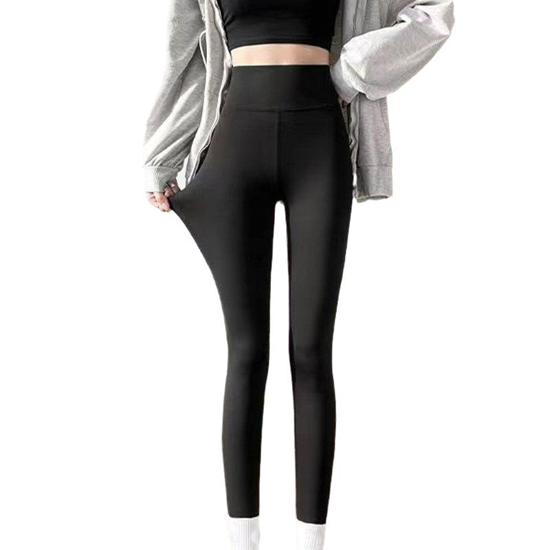 Women's Casual Sweat Sports Nine Points Shark Skin Yoga Pants
