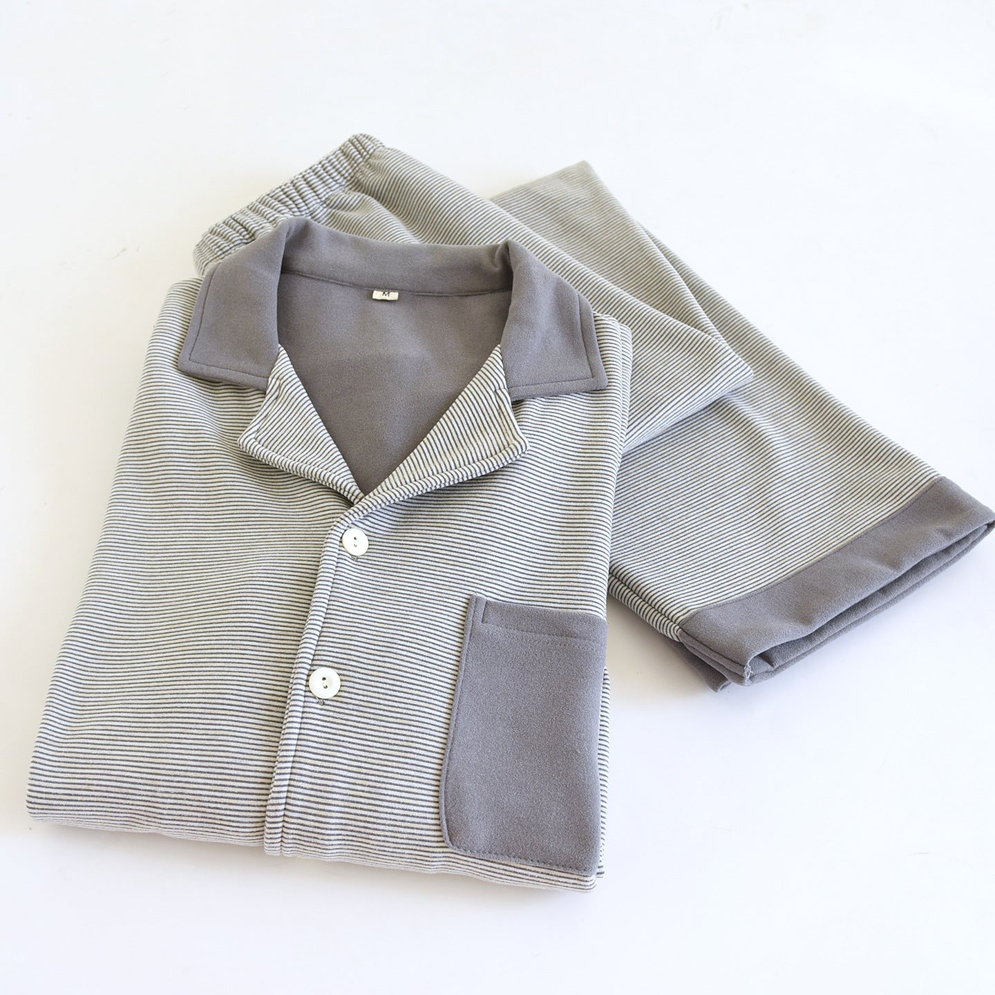 Simple Casual Loose Long-sleeve Pants Homewear Set