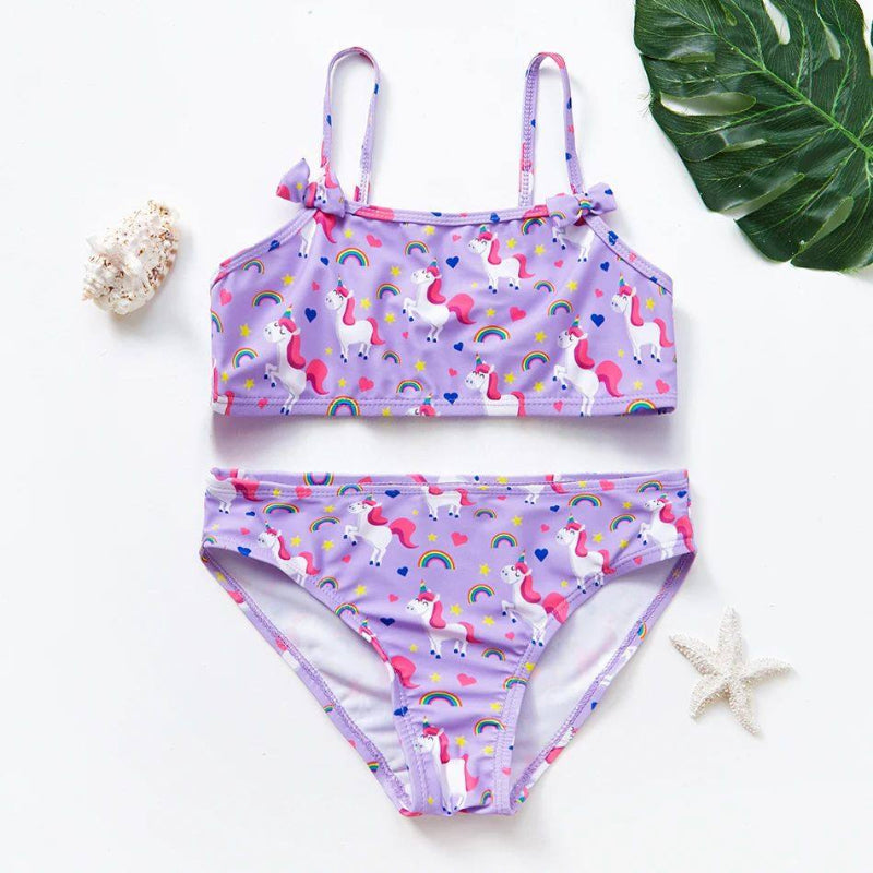 Two-piece Swimsuit Set Specially Designed For Girls And Children