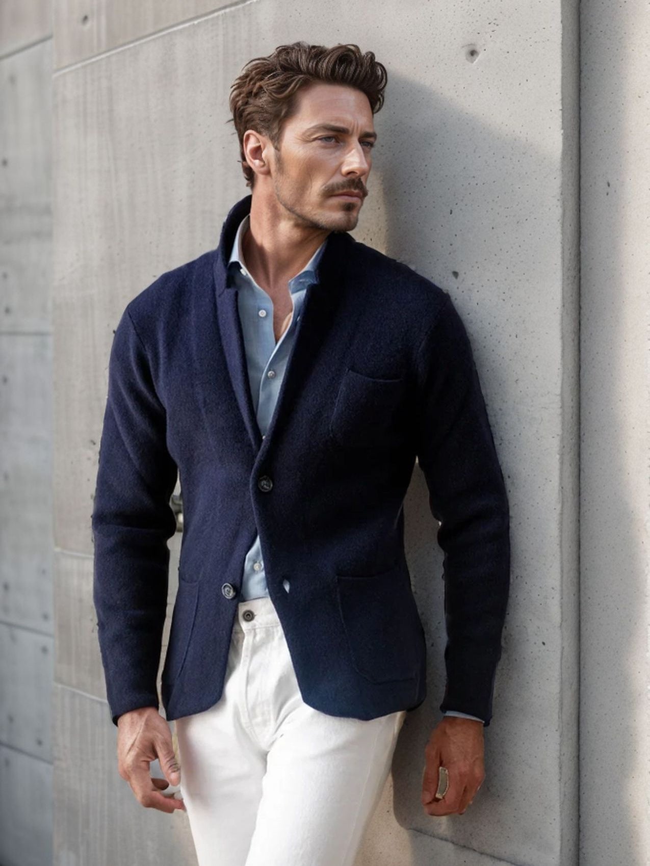 Fashionable Casual Mens Jacket In European And American Styles