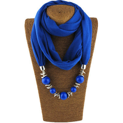 Gorgeous Bead Pendant Ring Bib Ladies