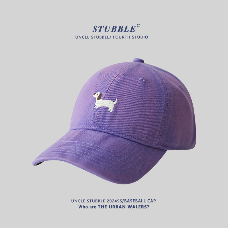 Brim Face-looking Small Peak Cap Hat