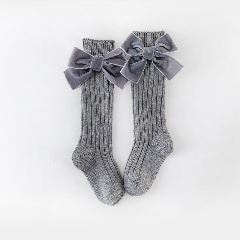 Primary School Growth Tube Cotton Socks Girls