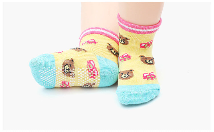 Cartoon Children's Socks Non-slip Dispensing Floor Indoor