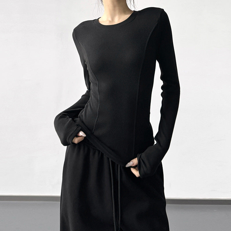 Womens Long Sleeve T Shirt Base Top