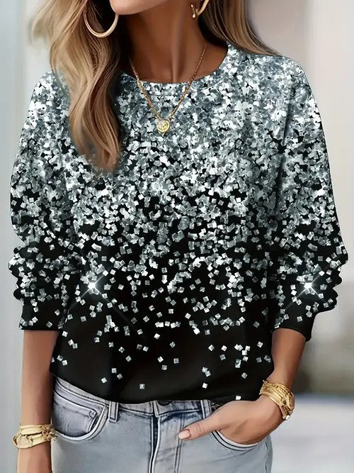 Fashion Casual Printed Long Sleeve Women