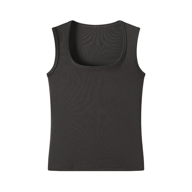 Pure Cotton Camisole Women's Inner Wide Shoulder Bottoming Top