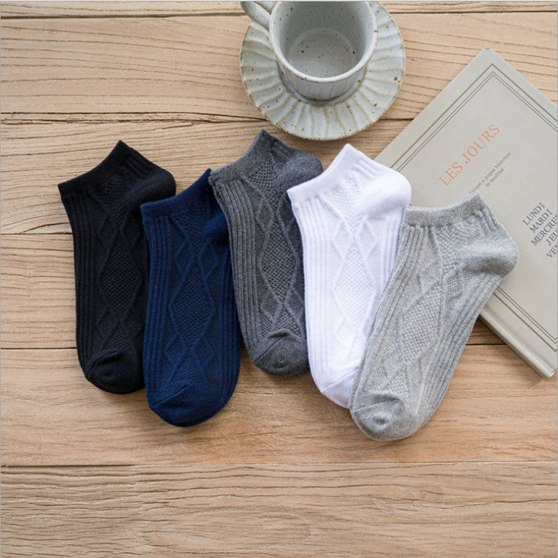 Summer Thin Shallow Mouth Boat Socks Ladies Cotton Socks