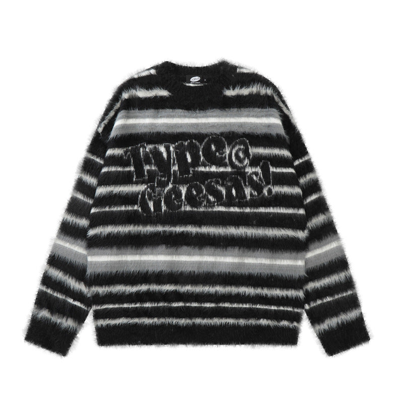 Idle Style Color Matching Sweater Men And Women