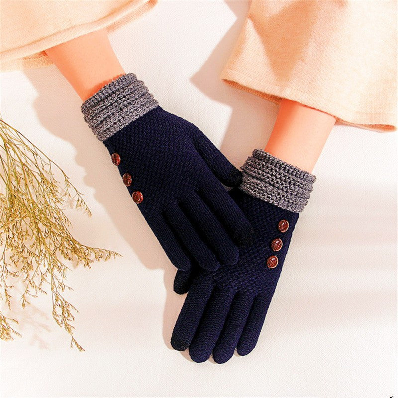 Touch Screen Riding Cute Game Split Finger Gloves