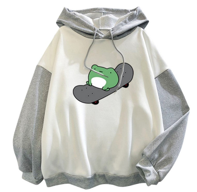 Fleece Shirt Hooded Sweater Fleece-lined Thickened S-3xl In Stock