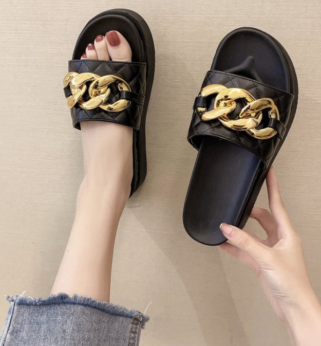 Female Fashion Sponge Cake Fairy Slippers