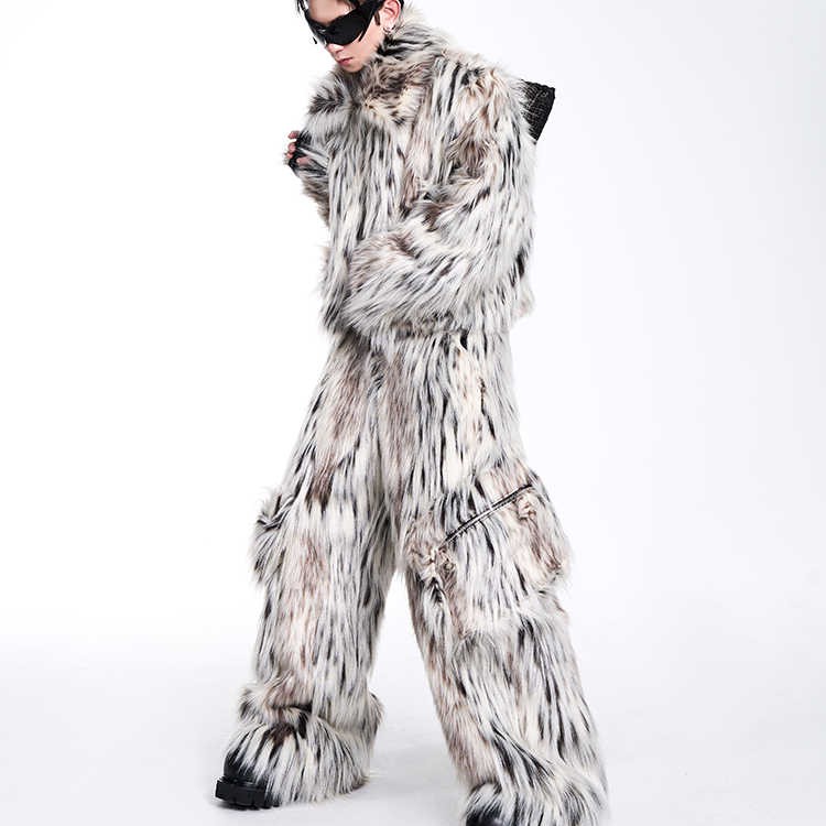 Men's Short Autumn And Winter Imitation Fur